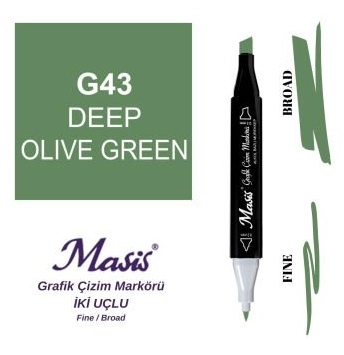 MASİS KOYU ZEYTİN YEŞİL NO:43