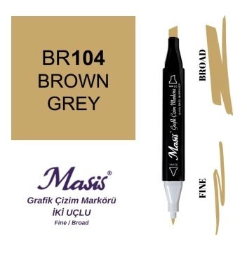 MASİS KAHVEMSİ GRİ NO:104