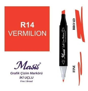 MASİS VERMİYON KIRMIZI NO:14