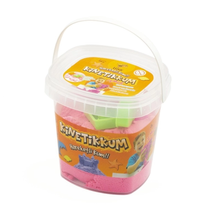 LİNO KİNETİK KUM PEMBE KOVA 500GR