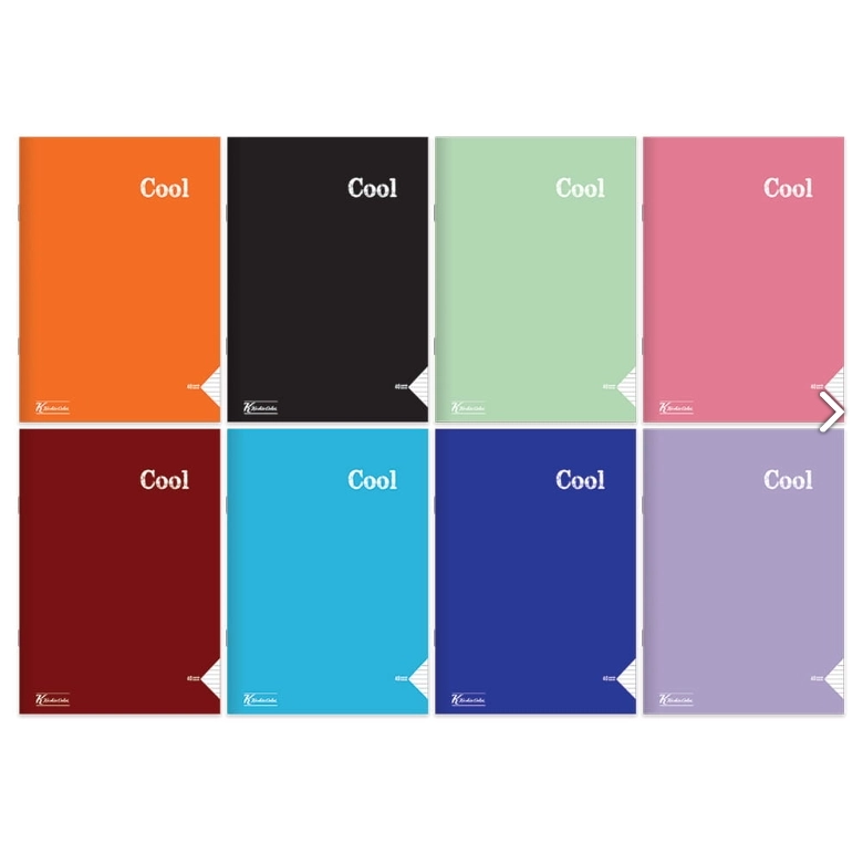 KESKİN A4 100 YAPRAK ÇİZGİLİ COOL PP KAPAK DİKİŞLİ DEFTER