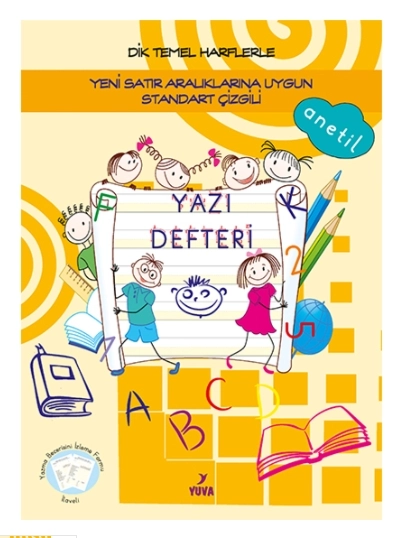 YUVA YAZI DEFTERİ 1.SNF 48 SAYFA BÜYÜK BOY (STANDART ÇİZGİLİ )