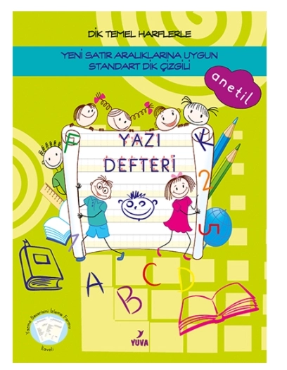 YUVA YAZI DEFTERİ 1.SNF 48 SAYFA BÜYÜK BOY (STANDART DİK ÇİZGİLİ)