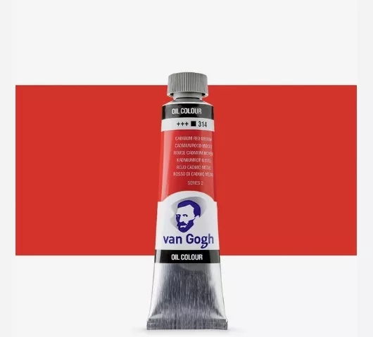 VAN GOGH YAĞLI BOYA 40ML CADM.ORTA KIRMIZI