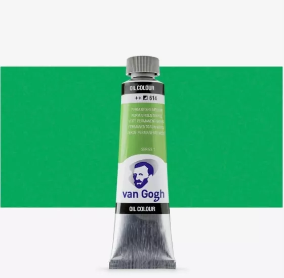 VAN GOGH YAĞLI BOYA 40ML PERM.ORTA YEŞİL KOD: 614