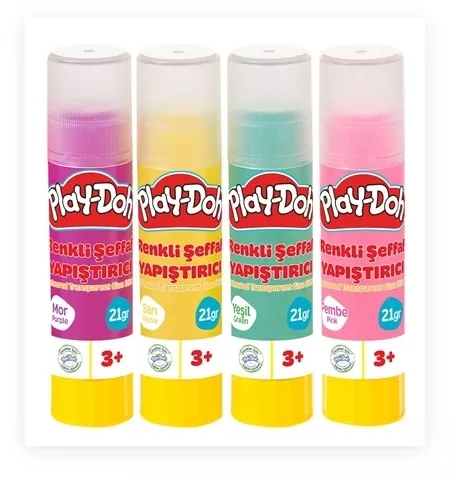 PLAY-DOH TRANSPARAN STICK RENKLİ 21GR