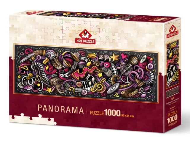 ART PUZZLE RİTMİN ELEMENTLERİ 1000 PARÇA PANORAMA 