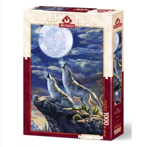 ART PUZZLE DOLUNAY KURTLARI 1000 PARÇA PUZZLE