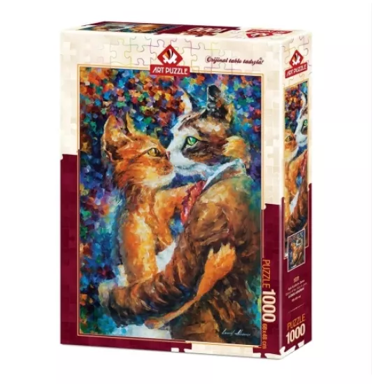 ART PUZZLE AŞIK KEDİLERİN DANSI 1000 PARÇA PUZZLE