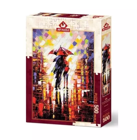 ART PUZZLE ŞEMSİYE ALTINDAKİ AŞK 500 PARÇA PUZZLE
