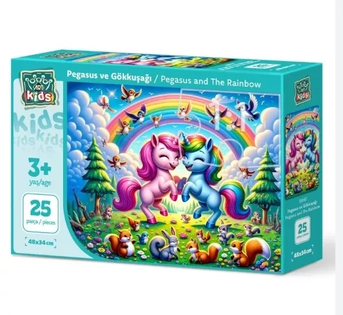 ART ÇOCUK PEGASUS VE GÖKKUŞAĞI 25 PARÇA PUZZLE