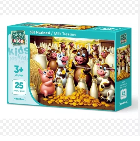 ART ÇOCUK SÜT HAZİNESİ 25 PARÇA PUZZLE