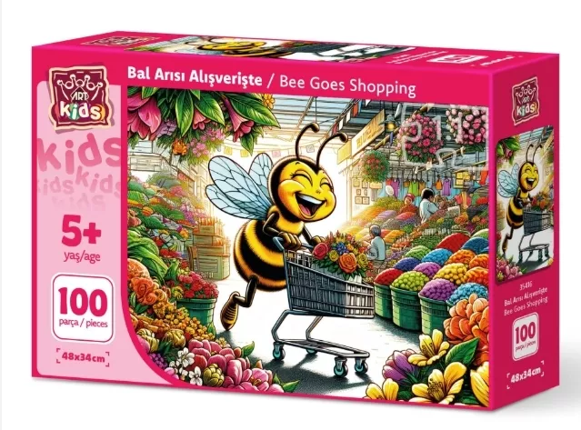 ART ÇOCUK BAL ARISI ALIŞVERİŞTE 100 PARÇA PUZZLE