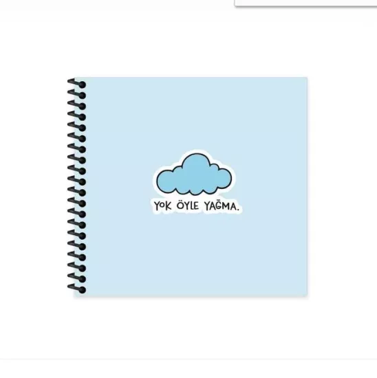 KESKİN HİSLİ ŞEYLER 16X15 50YP ÇİZGİLİ DEFTER - 