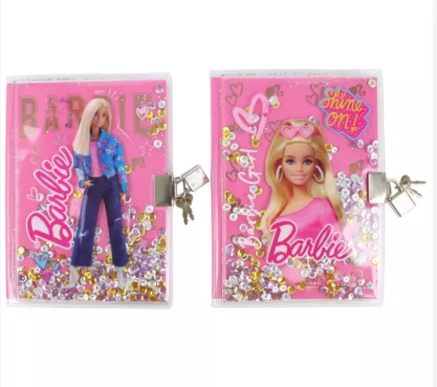 DOLPHİN B-804 BARBİE HATIRA DEFTERİ PULLU-KİLİTLİ