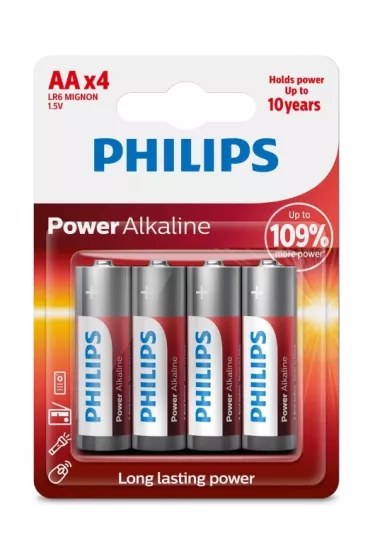 PHİLİPS POWER ALKALİN AA 4LÜ KALEM PİL
