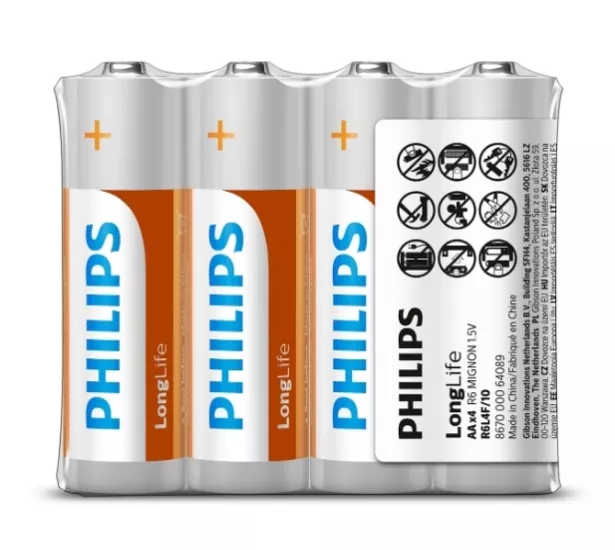 PHİLİPS LONGLİFE AA 4LÜ KALEM PİL