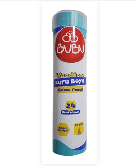 BU-BU WOODFREE KURUBOYA TÜP 24’LÜ