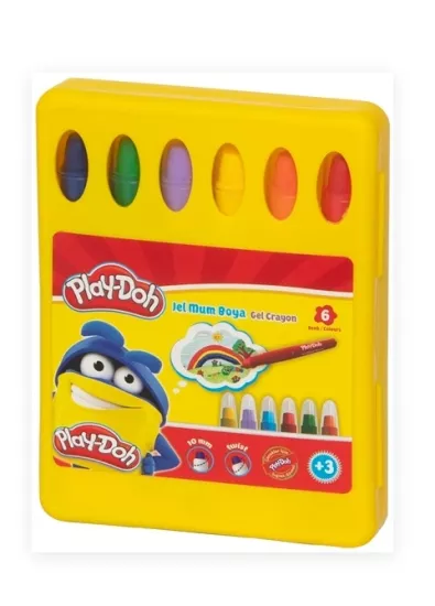 PLAY DOH JEL MUM BOYA PLASTİK KUTULU 6’LI