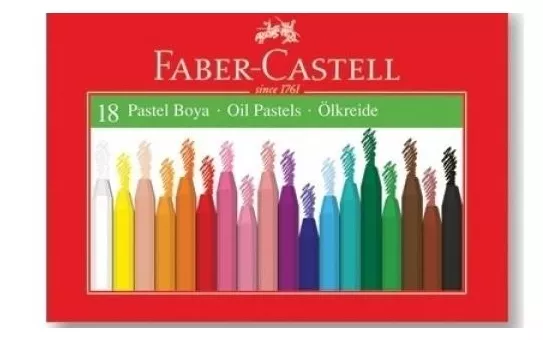 FABER KARTON KUTU PASTEL BOYA, 18 RENK