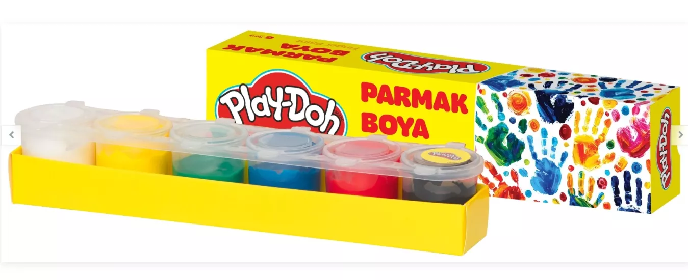 PLAY-DOH PARMAK BOYASI BİRLEŞİK 6 RENK 30ML