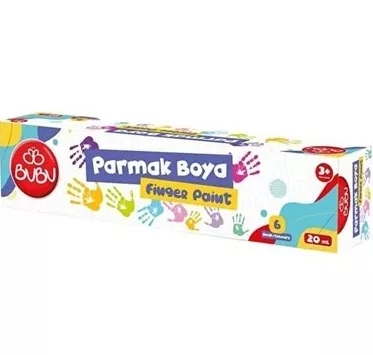 BU-BU PARMAK BOYA METALİK RENK 6*20 ML.