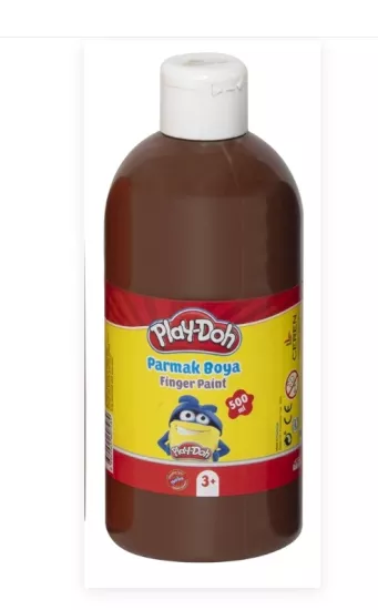 PLAY-DOH PARMAK BOYASI 500ML KAHVERENGİ