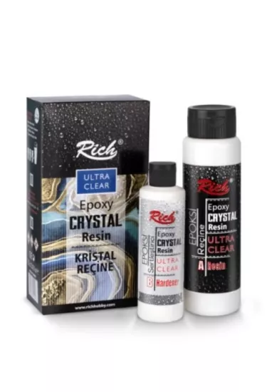 RICH KRİSTAL REÇİNE 500+250 ml ŞEFFAF
