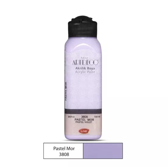 LİSANS ARTDECO PAST.AKRİLİK BOYA 140 ML P.MOR