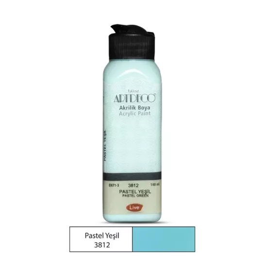 LİSANS ARTDECO PAST.AKRİLİK BOYA 140 ML P.YEŞİL