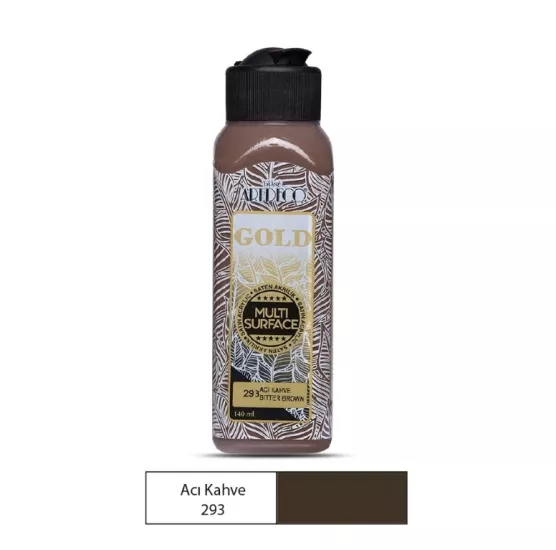 ARTDECO G70R-293 AKRİLİK GOLD BOYA 140ML ACI KAHVE