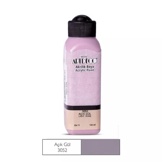 ARTDECO AKRİLİK 140ML AÇIK GÜL