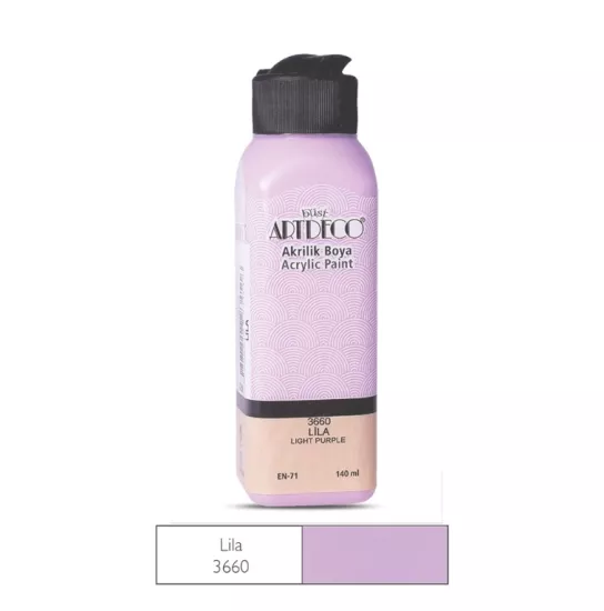 LİSANS ARTDECO AKRİLİK BOYA 140 ML LİLA