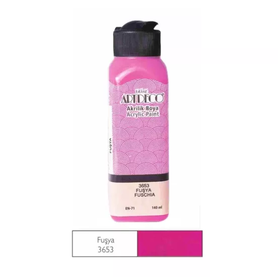 LİSANS ARTDECO AKRİLİK BOYA 140 ML FUŞYA