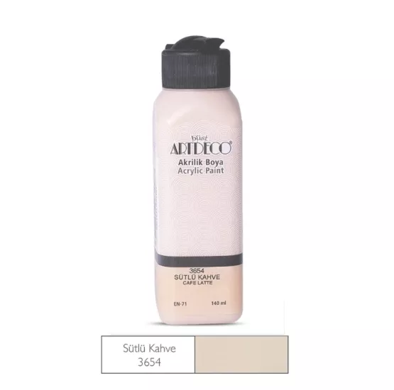 LİSANS ARTDECO AKRİLİK BOYA 140 ML SÜTLÜ KAHVE