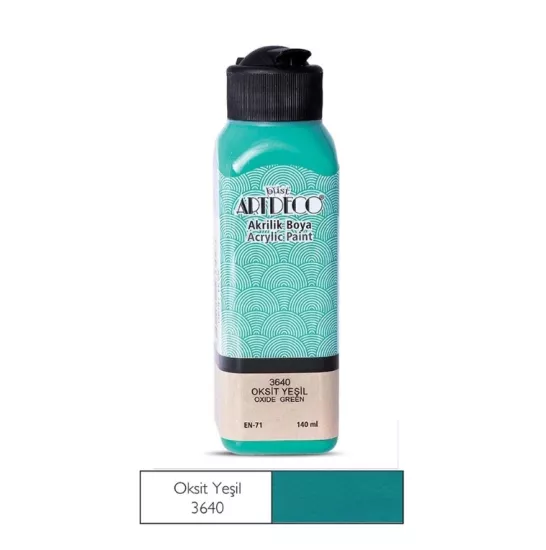 LİSANS ARTDECO AKRİLİK BOYA 140 ML OKSİT YEŞİL