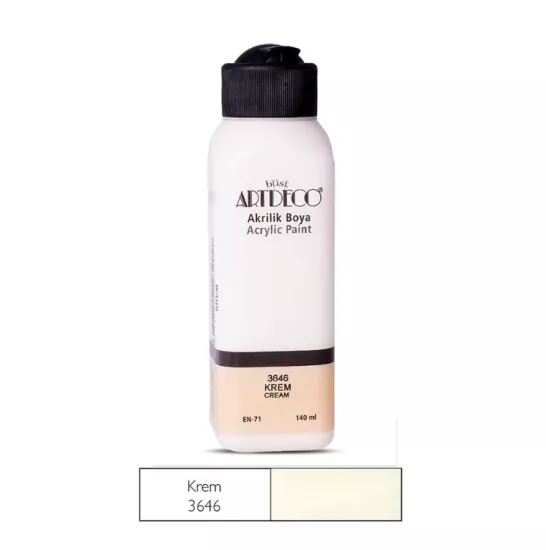 LİSANS ARTDECO AKRİLİK BOYA 140 ML KREM