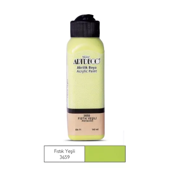LİSANS ARTDECO AKRİLİK BOYA 140 ML FISTIK YEŞİLİ