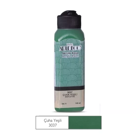 LİSANS ARTDECO AKRİLİK BOYA 140ML ÇUHA YEŞİLİ