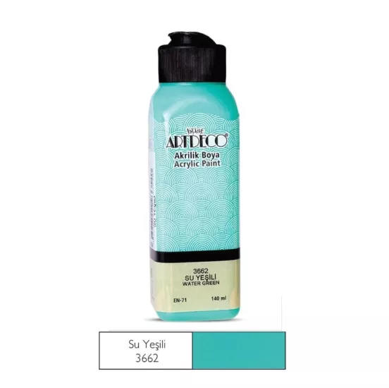LİSANS ARTDECO AKRİLİK BOYA 140 ML SU YEŞİLİ