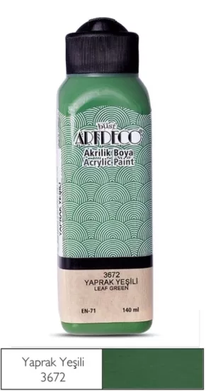 LİSANS ARTDECO AKRİLİK BOYA 140 ML YAPRAK YEŞİLİ