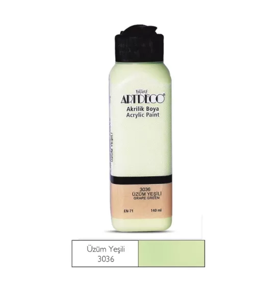 ARTDECO AKRİLİK BOYA 140ML YEŞİL ÜZÜM