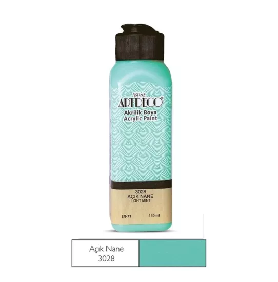 LİSANS ARTDECO AKRİLİK BOYA 140 ML AÇIK NANE