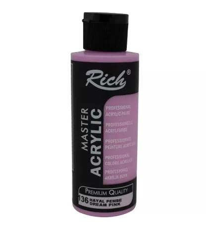 RICH AKRİLİK BOYA 120 CC HAYAL PEMBE