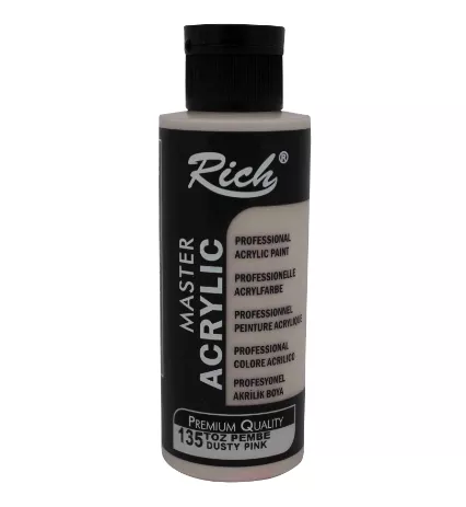 RICH AKRİLİK BOYA 120 CC TOZ PEMBE