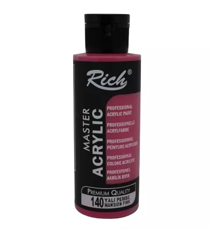 RICH AKRİLİK BOYA 120 CC YALI PEMBE