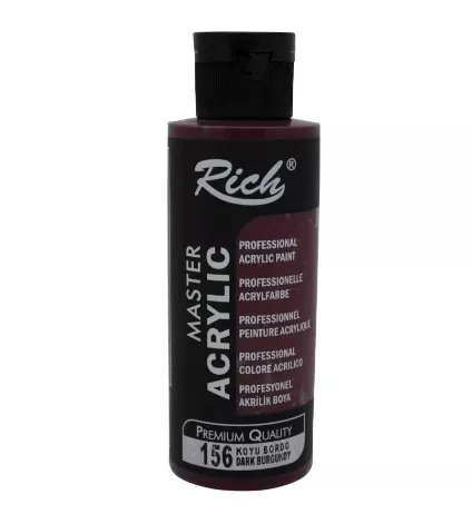RİCH AKRİLİK BOYA 120 CC KOYU BORDO