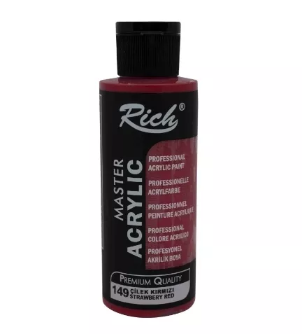 RICH AKRİLİK BOYA 120 CC ÇİLEK KIRMIZI