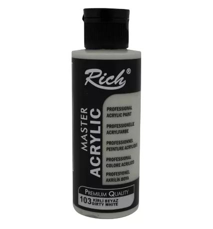 RİCH AKRİLİK BOYA 120 CC KİRLİ BEYAZ
