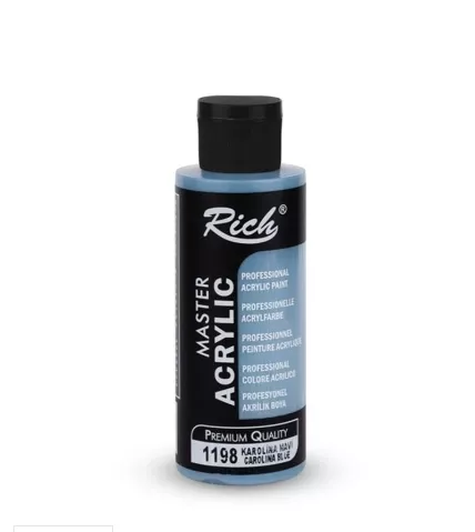 RİCH MASTER AKRİLİK 120 CC KAROLİNA MAVİ
